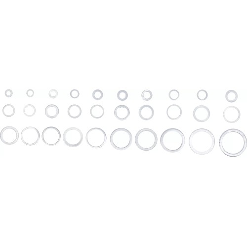Arandelas de Aluminio BGS Technic 8143 9-36mm 300pzs Arandelas de Aluminio BGS Technic 8143 9-36mm 300pzs