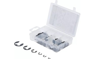 Seguros E-Clips Surtidos BGS DIY 88174 94pzs 3-15mm Seguros E-Clips Surtidos BGS DIY 88174 94pzs 3-15mm
