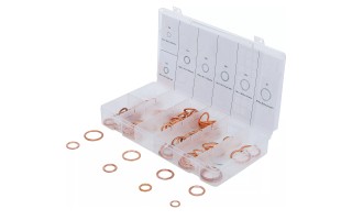 Arandelas de Cobre BGS Technic 9313 8-20mm 95pzs Arandelas de Cobre BGS Technic 9313 8-20mm 95pzs
