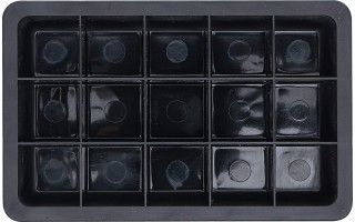 Bandeja Magnética con Compartimientos BGS 67103 12x19cm