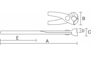 Tenaza Biassoni 1464 Armador Medio Corte 9"