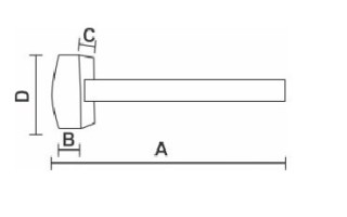 Mazo Biassoni 991520 Mango Madera 750g