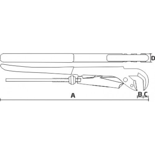 Llave para Caño Universal Biassoni 991591 1"