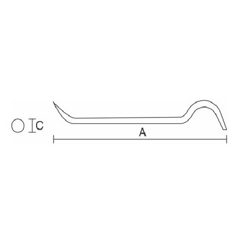 Desencofrador Pata de Cabra Biassoni 991901 400mm