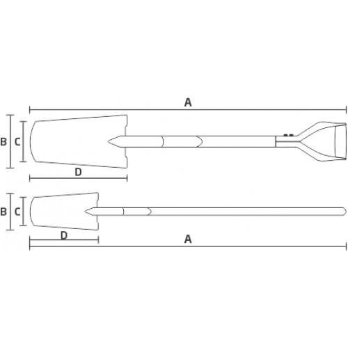 Pala Recta Biassoni 992160