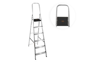 Escalera Tijera Black+Decker BXLD Aluminio 6pel. 1,41m Escalera Tijera Black+Decker BXLD Aluminio 6pel. 1,41m