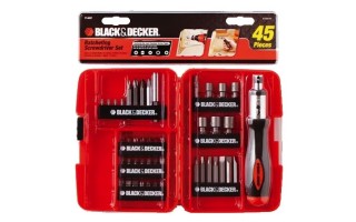 Destornillador Cricket y Puntas Black+Decker 45pzs Destornillador Cricket y Puntas Black+Decker 45pzs