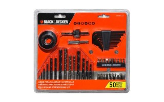 Mechas, Sierras Corona y Puntas Black+Decker 50pzs Mechas, Sierras Corona y Puntas Black+Decker 50pzs