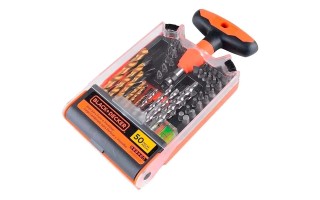 Mechas Puntas y Mango Cricket Black+Decker BDA50X 50pzs Mechas Puntas y Mango Cricket Black+Decker BDA50X 50pzs
