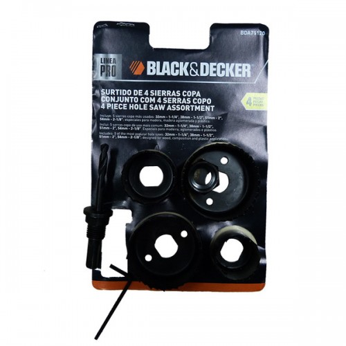 Sierras Corona y Soporte Black+Decker BDA71120 5pzs 32-54mm