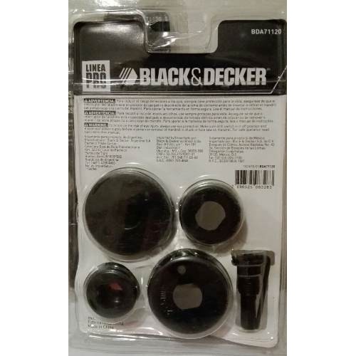 Sierras Corona y Soporte Black+Decker BDA71120 5pzs 32-54mm