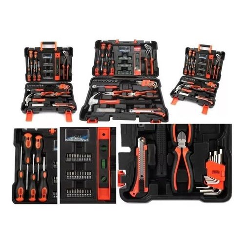 Herramientas Black+Decker BMT-153 153pzs con Maletin