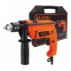 Taladro Black+Decker HD555K 13mm 550W con Maletin