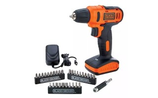 Taladro Atornillador a Batería Black+Decker LD12SC 10mm 12V Taladro Atornillador a Batería Black+Decker LD12SC 10mm 12V