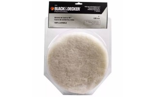 Boina de Lana para Pulidora Black+Decker Pro 180mm Boina de Lana para Pulidora Black+Decker Pro 180mm
