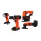 Herramientas a Bateria Black+Decker BDCK502C1-B3 4pzs 12V