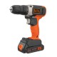 Taladro Atornillador a Batería Black+Decker BCD702 10mm 20V