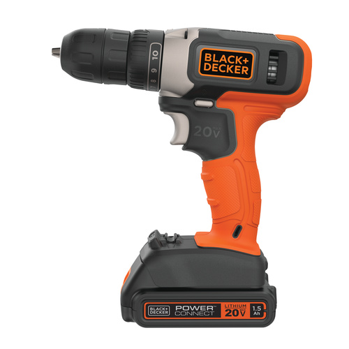 Taladro Atornillador a Batería Black+Decker BCD702 10mm 20V