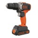 Taladro Percutor a Batería Black+Decker BCD704C1 10mm 20V