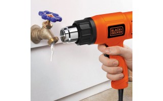 Pistola de Calor Black+Decker HG1500 540° 1500W Pistola de Calor Black+Decker HG1500 540° 1500W
