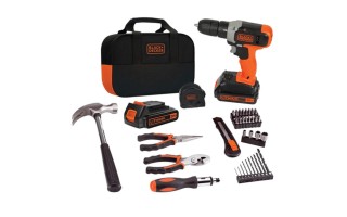 Taladro a Batería y Herramientas Black+Decker BCD 54pzs Taladro a Batería y Herramientas Black+Decker BCD 54pzs