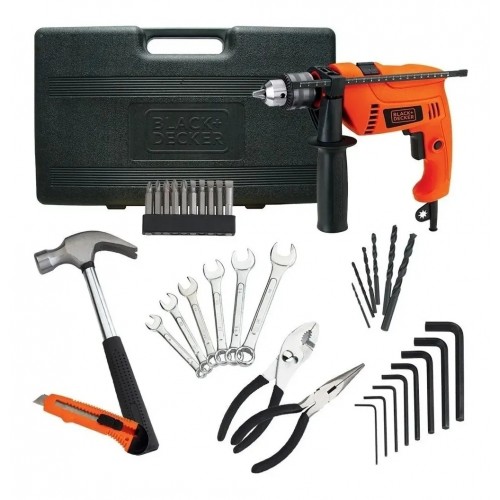 Taladro Black+Decker 13mm 550W c/ Acc.