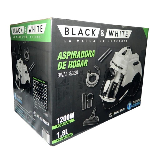 Aspiradora Black&White A1-8/220 1,8L 1200W