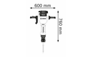 Martillo Demoledor Bosch GSH27VC 29,5kg 62J 2000W Martillo Demoledor Bosch GSH27VC 29,5kg 62J 2000W