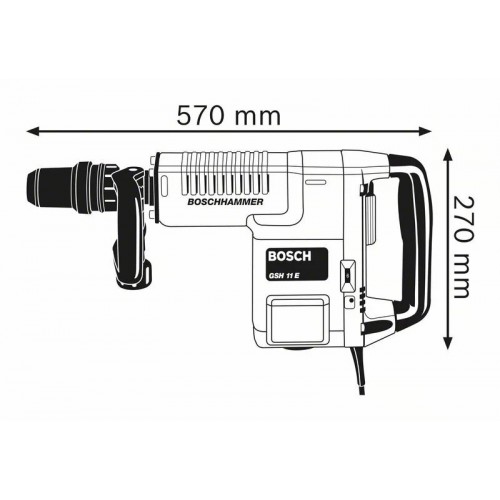 Rotomartillo Bosch GSH11E 10,1kg 25J 1500W