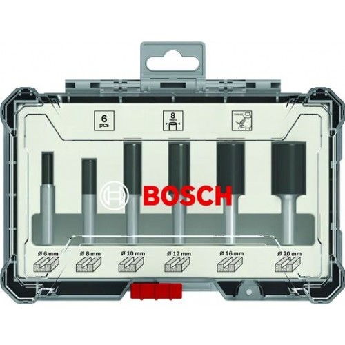 Fresas Bosch 2607017467 enc.1/4" 6pzs