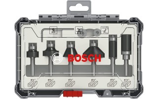 Fresas Bosch 2607017470 enc.1/4" 6pzs Fresas Bosch 2607017470 enc.1/4" 6pzs