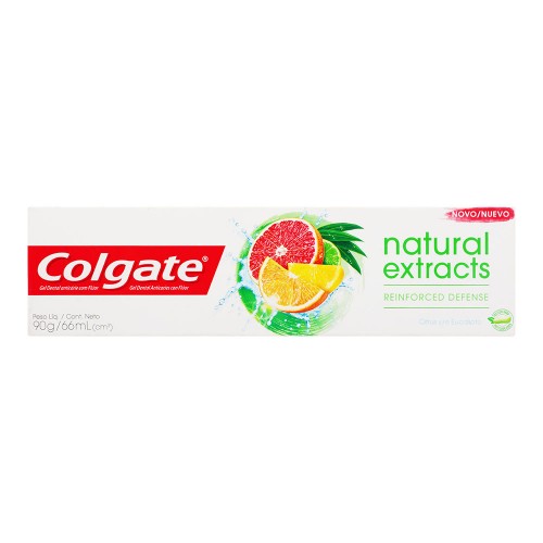 Crema Dental COLGATE Extractos Naturales Reinforced Defense 90g