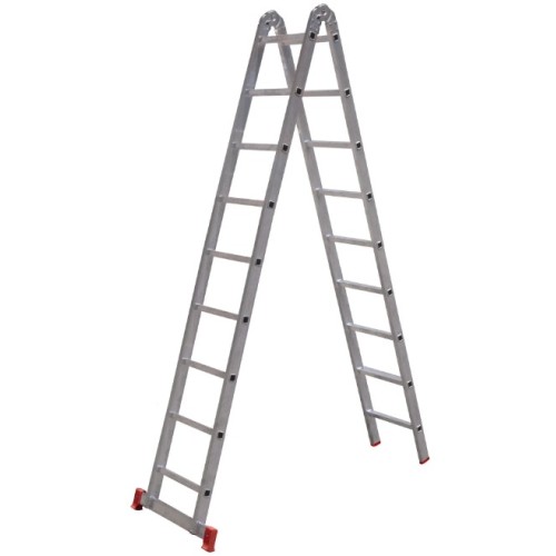 Escalera Articulada Extensible Botafogo Aluminio 18pel 5m