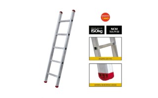 Escalera Botafogo ESC0603 Aluminio 5pel. 1,53m