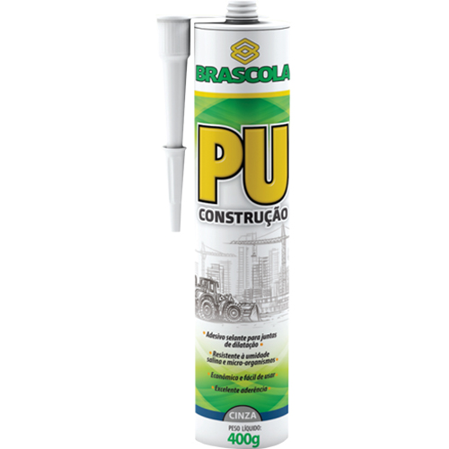 Sellador de Poliuretano Brascola Construcción 400g Gris