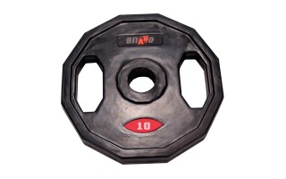 Disco Olímpico de Halterofilia Bravo 10kg Goma Disco Olímpico de Halterofilia Bravo 10kg Goma