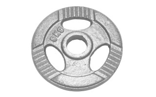 Disco Olímpico de Halterofilia Bravo 5kg Gris Disco Olímpico de Halterofilia Bravo 5kg Gris
