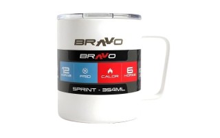 Taza Térmica Bravo Sprint 121B 354ml Blanco Taza Térmica Bravo Sprint 121B 354ml Blanco