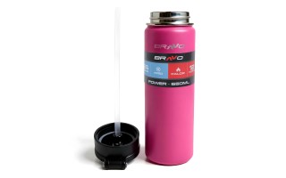 Botella de Agua Térmica Bravo Power 221R 650ml Rosado Botella de Agua Térmica Bravo Power 221R 650ml Rosado