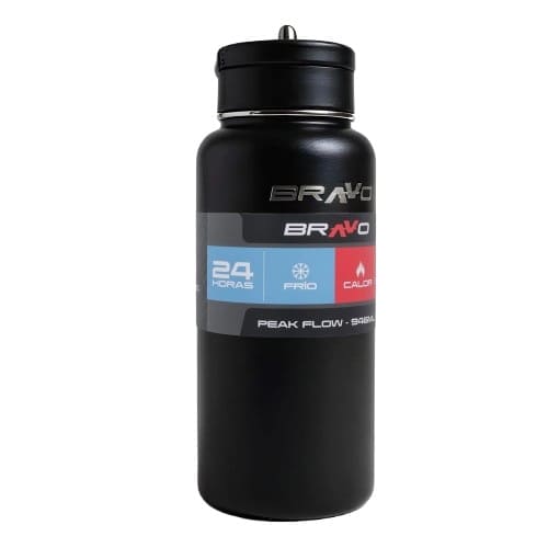 Botella de Agua Térmica Bravo Peak Flow 321N 945ml Negro