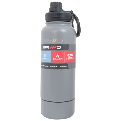 Botella de Agua Térmica Bravo Endurance 323G 1,2L Gris