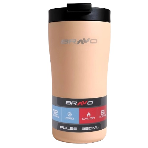 Vaso Térmico Bravo Pulse 350BE 350ml Beige Vaso Térmico Bravo Pulse 350BE 350ml Beige