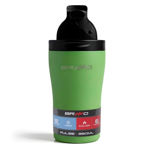 Vaso Térmico Bravo Pulse 350V 350ml Verde Vaso Térmico Bravo Pulse 350V 350ml Verde