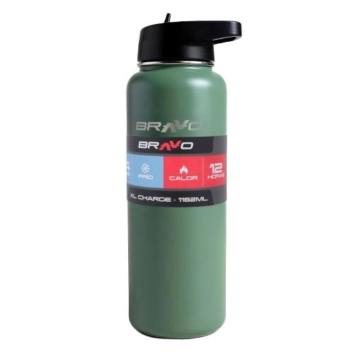Botella de Agua Térmica Bravo XL Charge 401V 1,2L Verde Botella de Agua Térmica Bravo XL Charge 401V 1,2L Verde