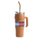 Vaso Térmico con Pajita Bravo XL Rush 403M 1,2L Marrón Vaso Térmico con Pajita Bravo XL Rush 403M 1,2L Marrón
