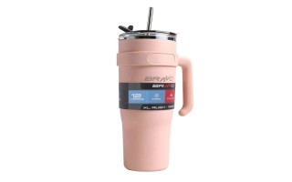 Vaso Térmico con Pajita Bravo XL Rush 403R 1,2L Rosado Vaso Térmico con Pajita Bravo XL Rush 403R 1,2L Rosado