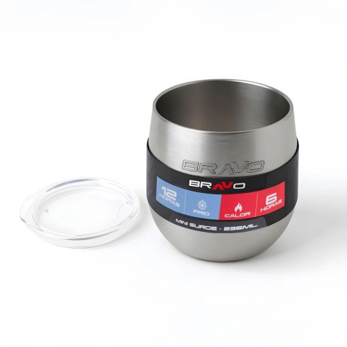 Vaso Térmico Bravo Mini Surge O81S 236ml Inox.