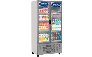Exhibidora Vertical Briket 12229 800L 2 Puertas 3°C Exhibidora Vertical Briket 12229 800L 2 Puertas 3°C