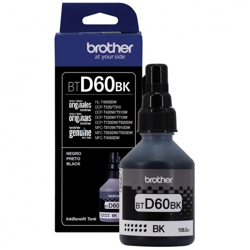 Tinta para Impresora Brother BTD60 108ml Negro