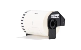 Rollo Etiquetador Brother DK2243 102mm 30m Negro/Blanco Rollo Etiquetador Brother DK2243 102mm 30m Negro/Blanco